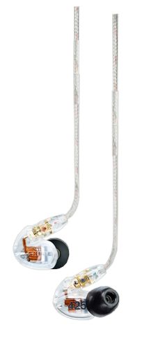 Shure SE425-CL Earphones are available at Hollywood Sound Systems. Shure SE425-CL Earphones at Hollywood Sound Systems