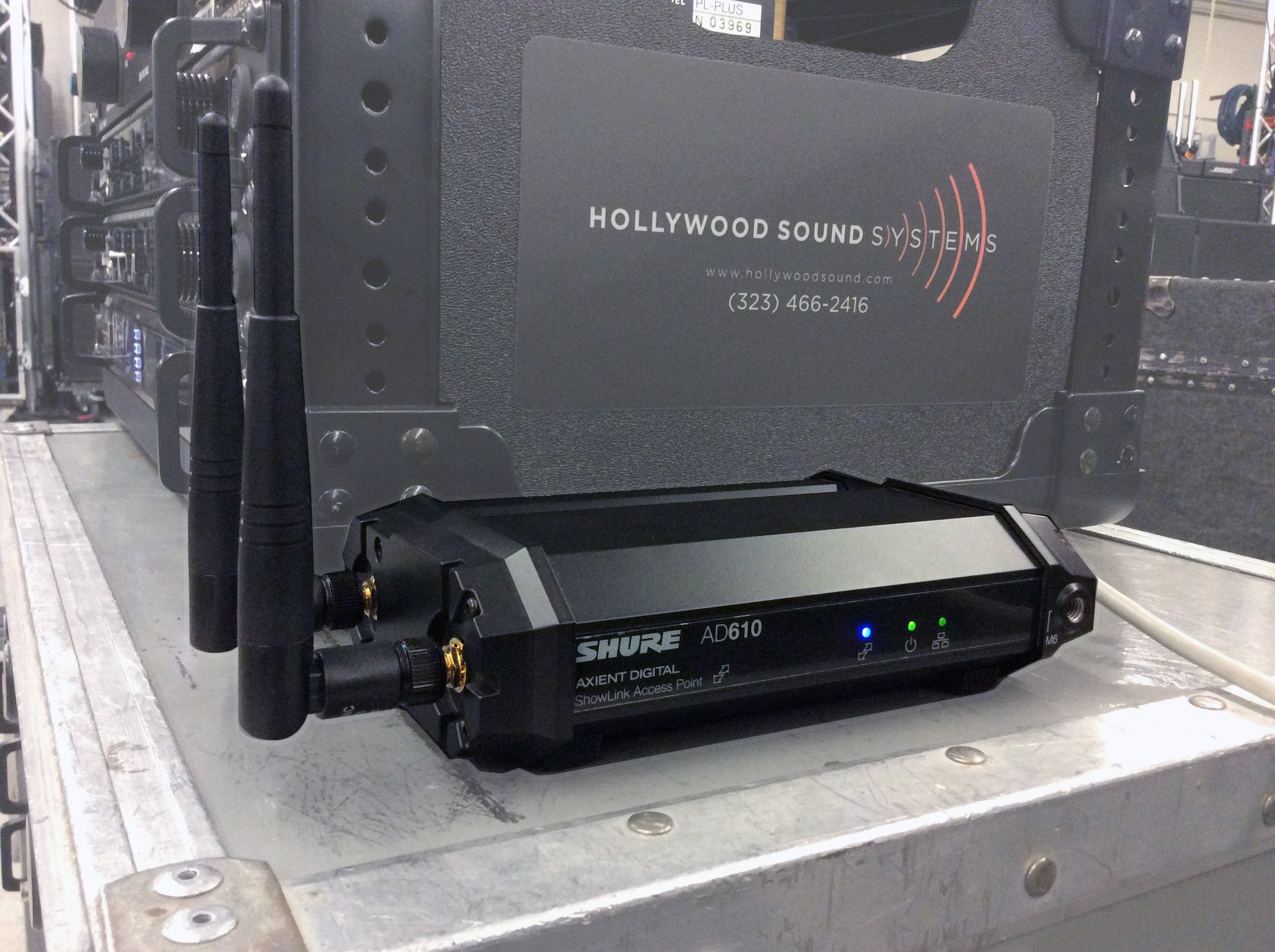 AD610 Diversity ShowLink™ Access Point is available at Hollywood Sound Systems. AD610 Diversity ShowLink™ Access Point at Hollywood Sound Systems