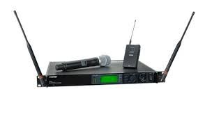 The Shure UR124S Single Wireless Microphone Combo is available at Hollywood Sound Systems. The Shure UR124S Single Wireless Microphone Combo is available at Hollywood Sound Systems.
