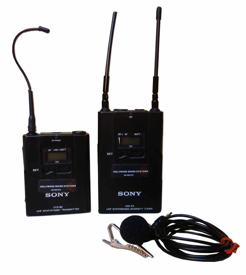 The Sony UWP-V1 Wireless Lavalier Microphone System is available at Hollywood Sound Systems. The Sony UWP-V1 Wireless Lavalier Microphone System is at Hollywood Sound Systems.