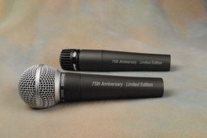 SHURE SM58, SM57 cardioid dynamic microphones 75th anniversary.JPG