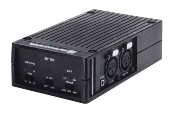 The Beyerdynamic MV100 Mic Preamplifier is available at Hollywood Sound Systems. BEYERDYNAMIC MV100 Mic Preamplifieris at Hollywood Sound Systems