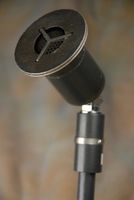 WESTERN ELECTRIC 633 omni-directional dynamic mic with directional baffle attachment.JPG