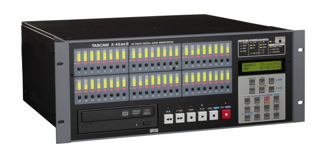 The TASCAM X-48 DiGITAL MIXER is available at Hollywood Sound Systems. TASCAM X-48 DiGITAL MIXER is at Hollywood Sound Systems