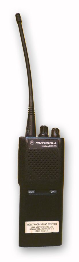 Motorola P1225 VHF Walkie Talkie at Hollywood Sound Systems