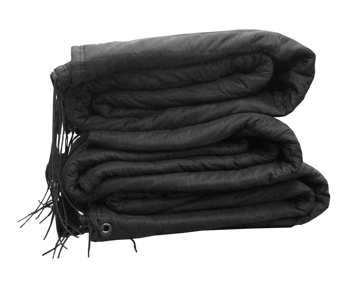 Acoustic Sound Blankets are available at Hollywood Sound Systems. Acoustic Sound Blanket in black is at Hollywood Sound Systems