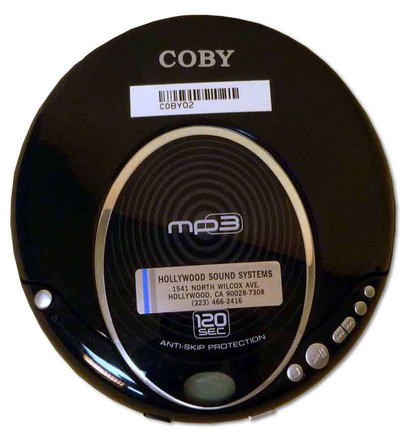 Coby Compact MP3 Anti-Skip CD Player is at Hollywood Sound Systems.