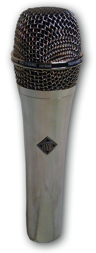 Telefunken M-80 Supercardioid Dynamic Microphone Chrome Version at Hollywood Sound Systems