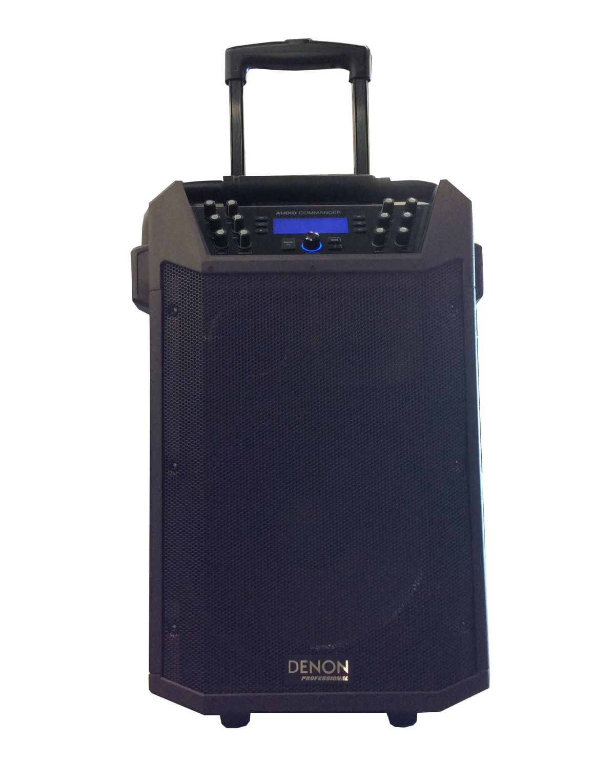 The DENON Pro Audio Commander Portable PA System is available at Hollywood Sound Systems