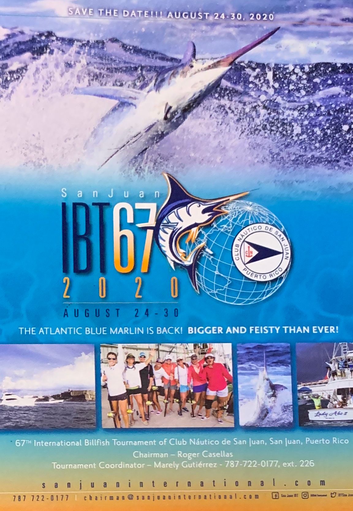 67th San Juan International Billfish Tournament (August 2020) Team