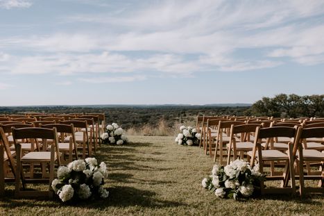 Hill Country Wedding view