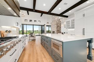 Kitchen with island