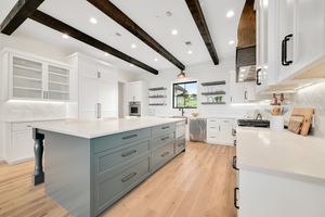 Kitchen with island