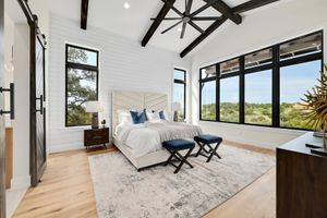 Look at those views! Master bedroom