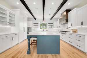 Kitchen with island