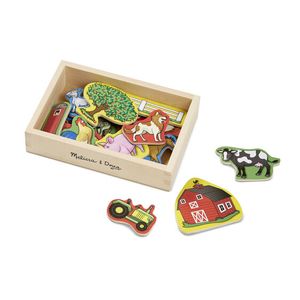 $11.99 Wooden Farm Magnets