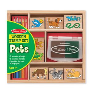 $9.99 Wood Stamps Pets