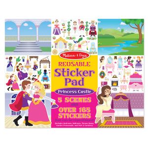 $4.99 Reusable Princess Castle Stickers!