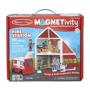 $49.99 Magnetivity Magnetic Play - Fire Station!