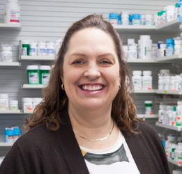 PCCA Compounding/ Bio-Identical HRT Pharmacist at Kaup Pharmacy for the past 27 years. Specializes in Nutraceuticals, Custom Compounding and Nutrition. Sue Homan, RPh.jpg