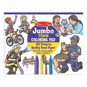 $4.99 Jumbo Town Coloring Pad