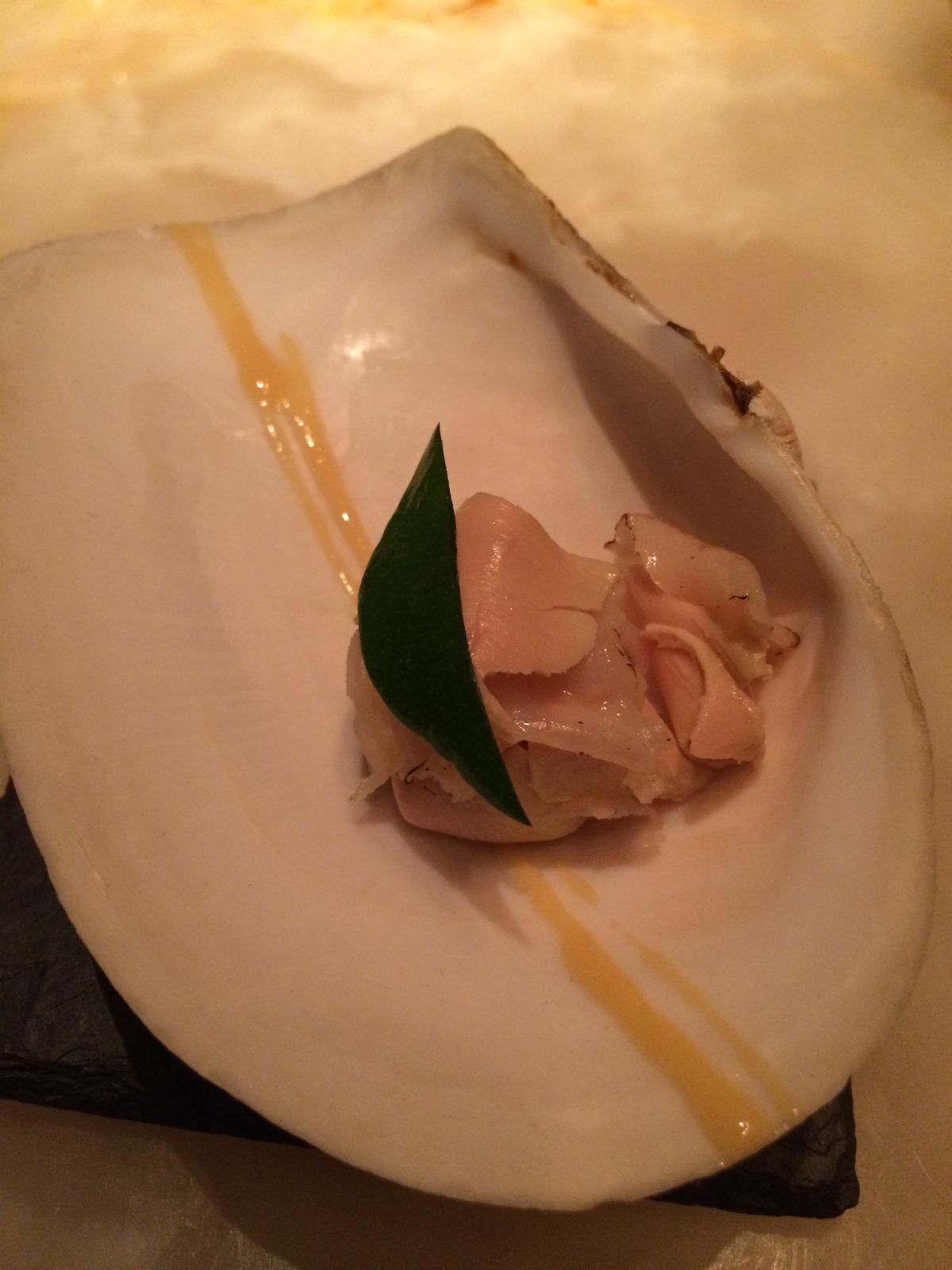 Keeper Collection - Geoduck Dish at L2O Restaurant