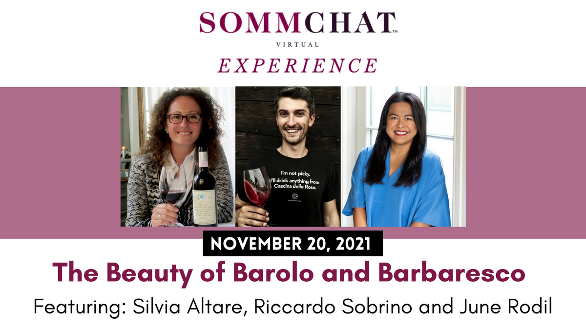 The Beauty of Barolo and Barbaresco SommChat Virtual Experience