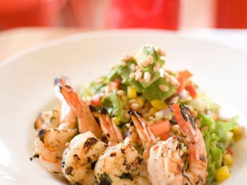 Vinaigrette The Omega Salad with Cilantro Lime Shrimp.jpg