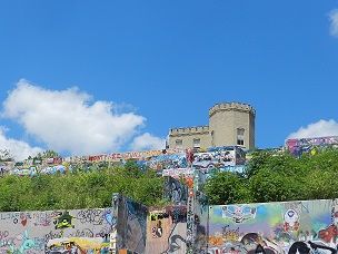 Graffiti Park in Austin