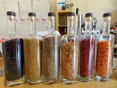 The six aromatic ingredients for Revolution Spirits gin