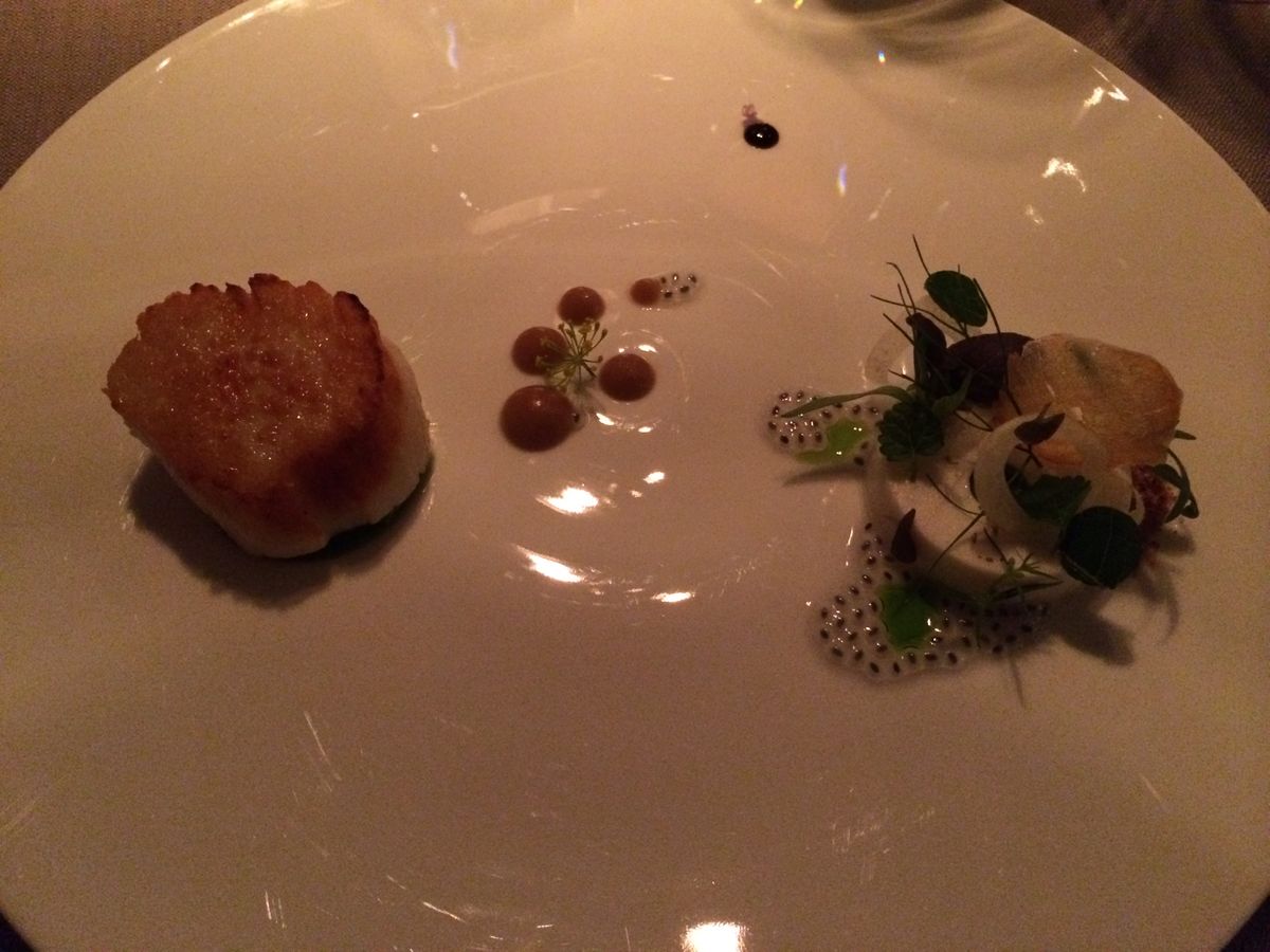 Keeper Collection: Scallop Dish at Grace Restaurant