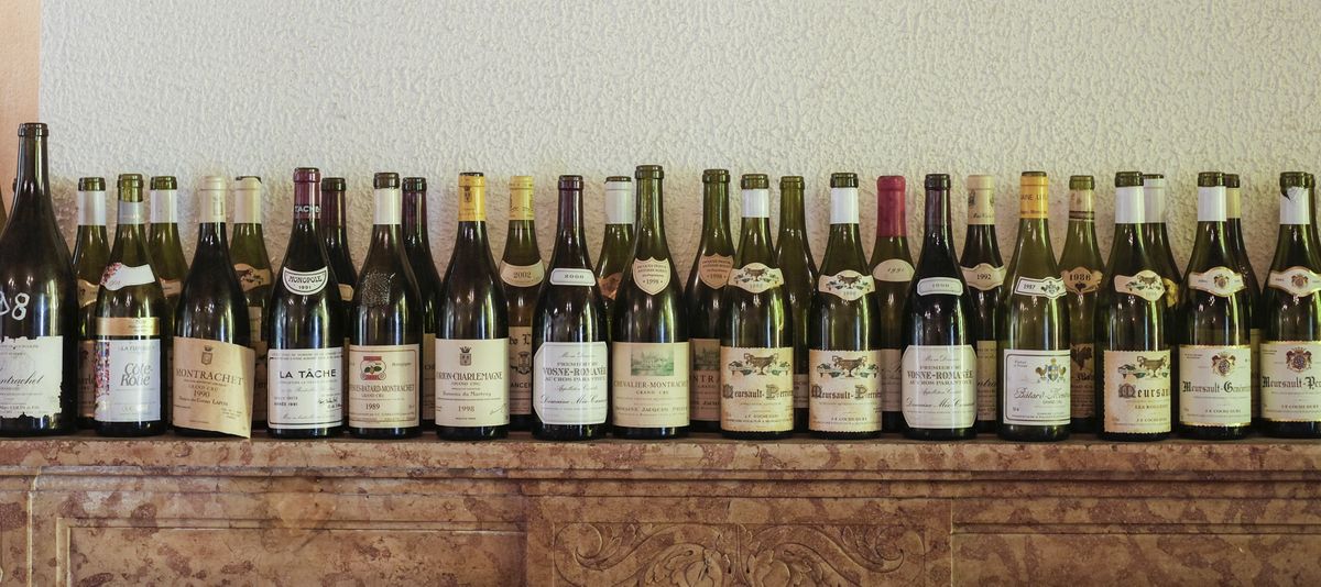 Wine bottles and keeper collection