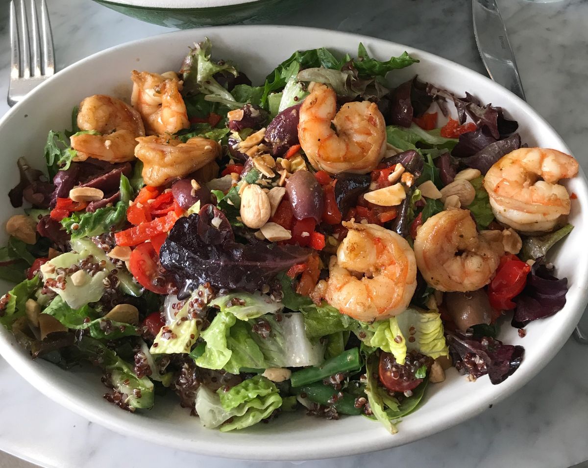 True Foods Med Salad with Shrimp
