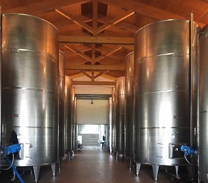 Cleto Chiarli Stainless Steel Tanks for Fermentation