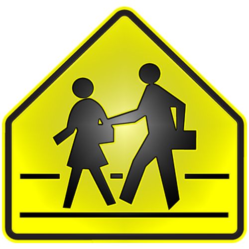 Warning Children road sign (W308)