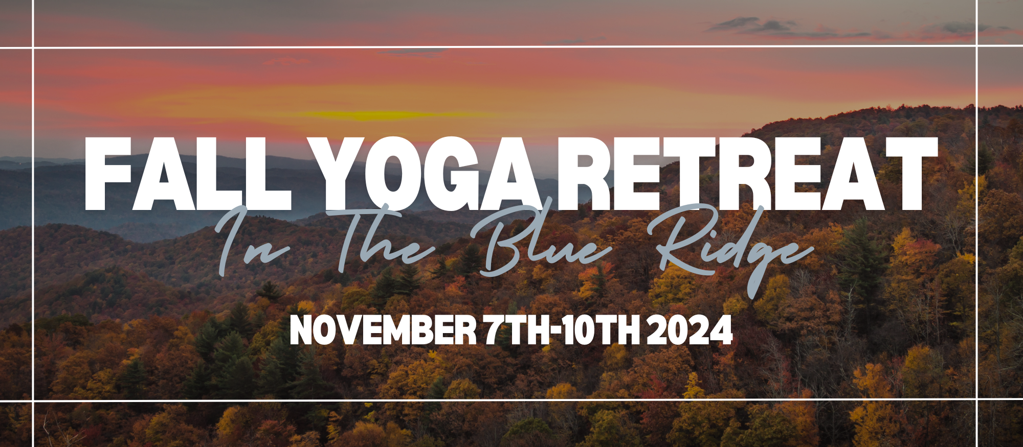 fall yoga reatreat in the blue ridge moutains 