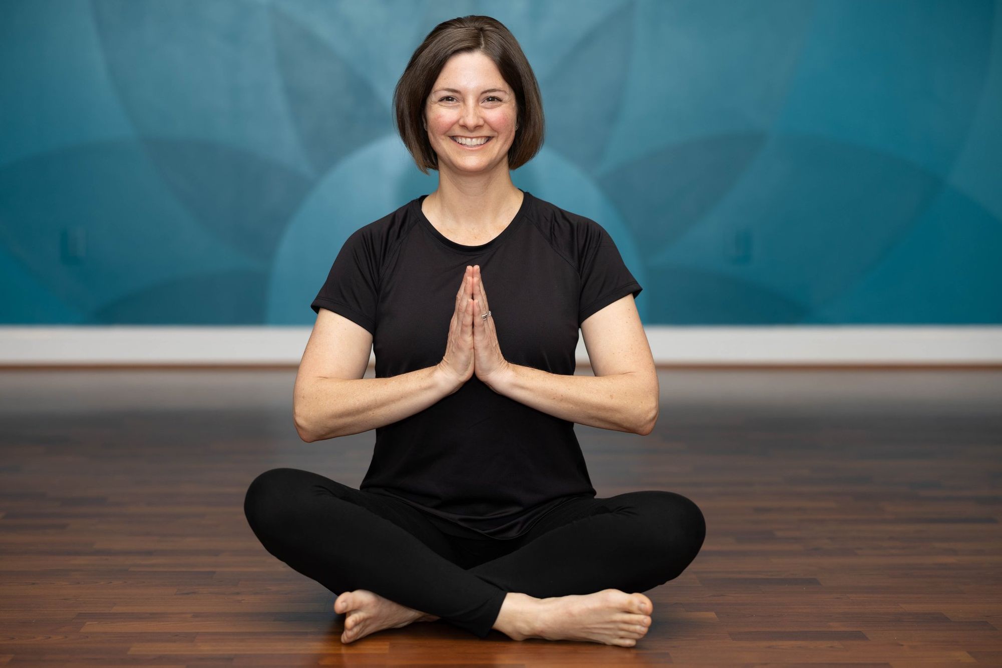 Yoga Alliance registered yoga teacher at Om Shanti Yoga studio