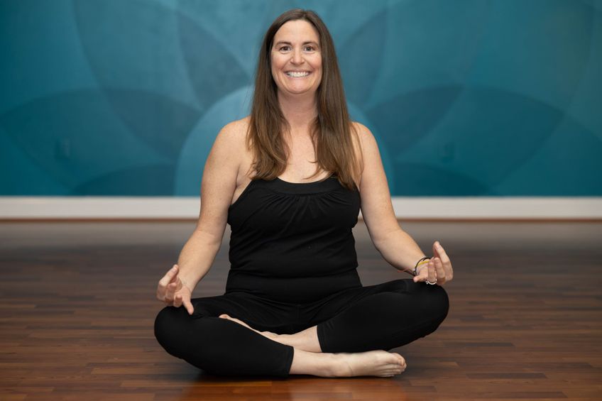 Mary Faucette a Certified yoga teacher specializing in traditional eastern yoga philosophy 
