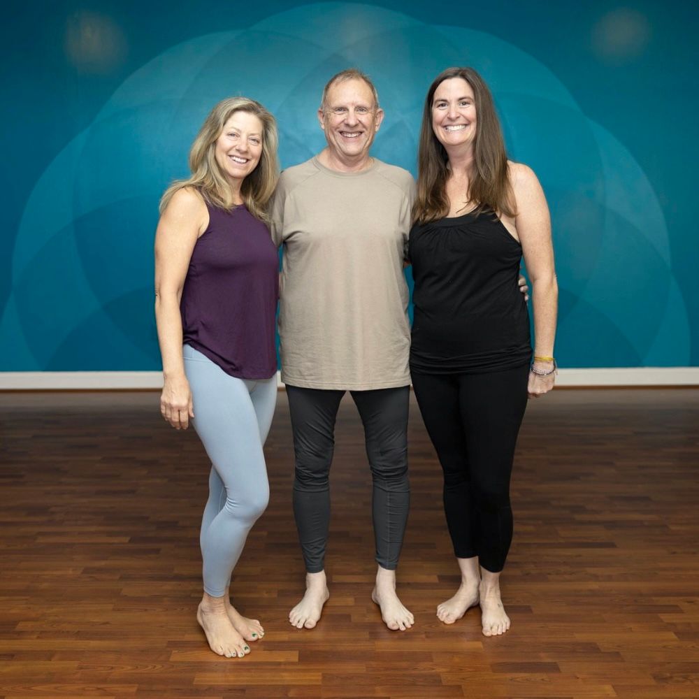 Yoga teachers and studio owners of Om Shanti Yoga Studio in Burlington, NC