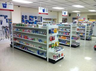 Deluxe Pharmacy Shelves 