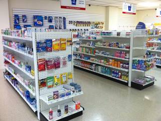 Deluxe Pharmacy Shelves 