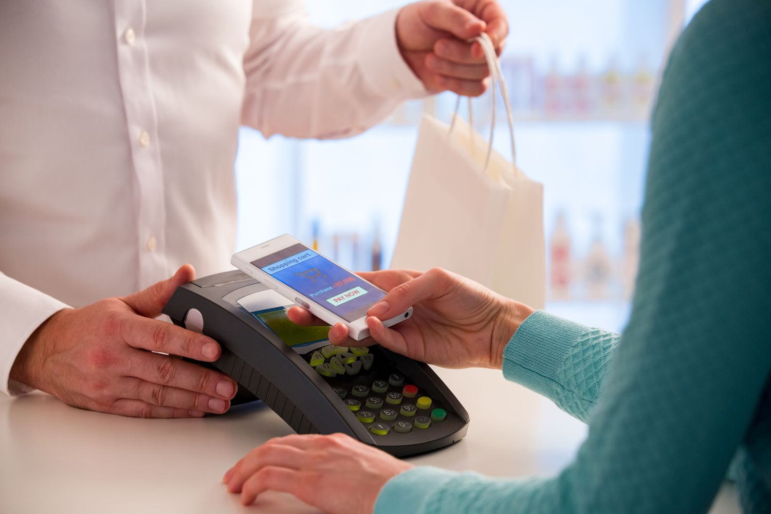 Gift shop payment