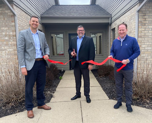 L-R: Jim Armbruster (VP of Sales), Scott Collins (Branch Manager) and Scott Webb (COO)