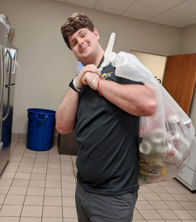 Clean Team Employee Cleaning