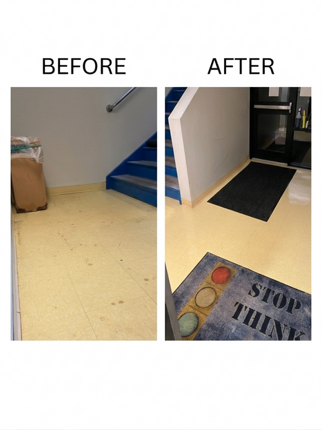 A clean entrance says everything before a word is even spoken. From dull, worn floors to a bright, polished first impression, our team takes pride in transforming high-traffic spaces into environments that feel welcoming, professional, and cared for. Cons