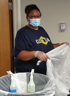 Clean Team Employee Cleaning