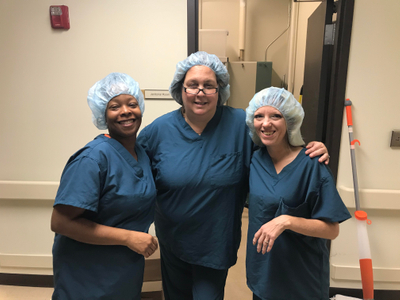 Happy Cleaning Crew at a medical facility in Novi, MI