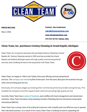Century Cleaning Company