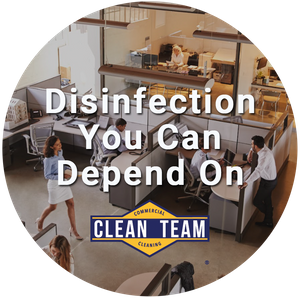 Clean Team Disinfects Your Spaces