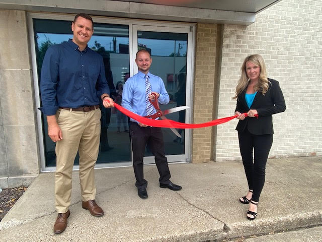 L-R: Jim Armbruster (VP of Sales), Chris Higgins (Branch Manager)  and Christina Myers (Operations Manager)